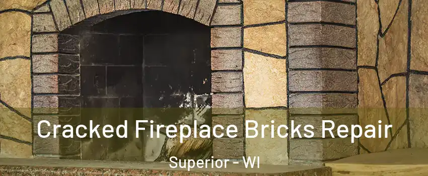  Cracked Fireplace Bricks Repair Superior - WI