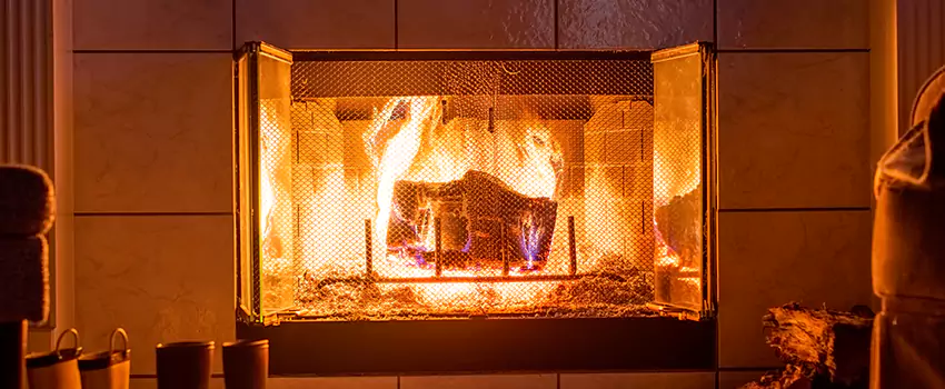 Mendota Hearth Landscape Fireplace Installation in Superior, Wisconsin
